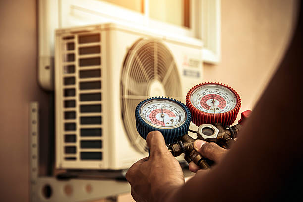Professional Hvac technician working in Greens Fork, IN